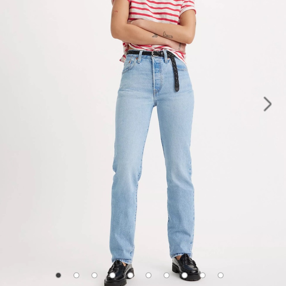 Levi's Light Blue Straight Leg Women's Jeans